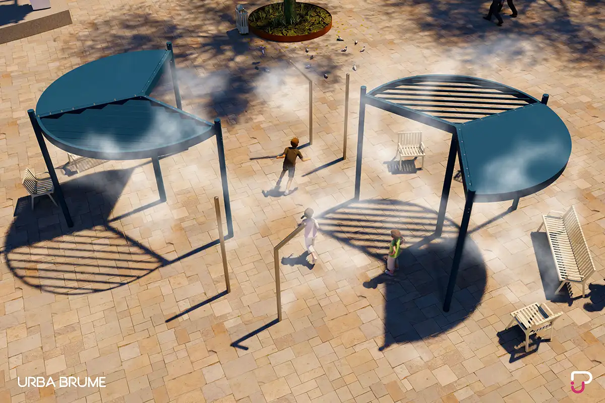 Pergolas TIERS avec brumisation